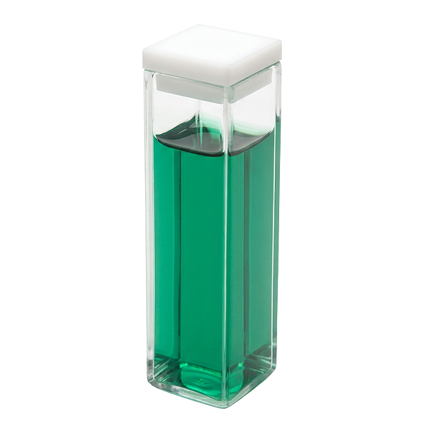 CUBETA EM VIDRO 3,5ML OPTICO 2 FACES POLIDAS PASSO 10MM - KASVI