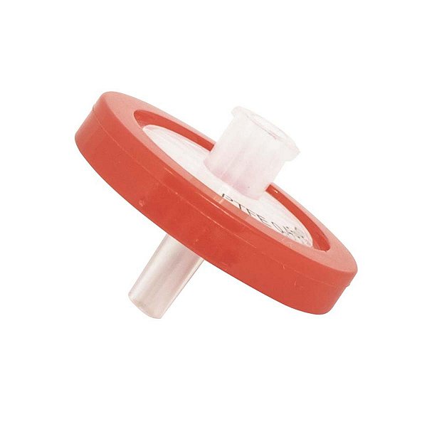 FILTRO DE SERINGA PTFE HIDROFOBICO 25MM X 0,45UM N/ ESTERIL - CX/100 - KASVI