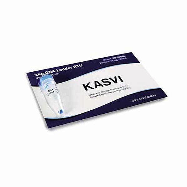 MARCADOR DE PESO MOLECULAR 100BP FRASCO COM 500UL - KASVI