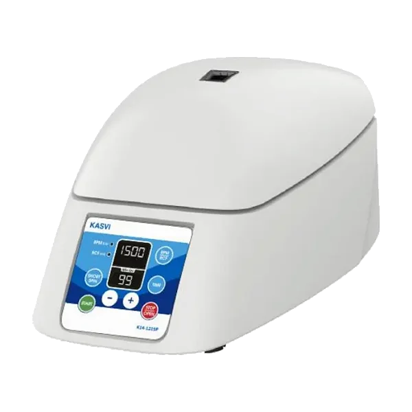 MICROCENTRIFUGA 12 X 1,5ML CAP. 15.000 RPM - ADAP. P/TUBOS 0,1 / 0,2 E 0,5ML - BIVOLT - KASVI