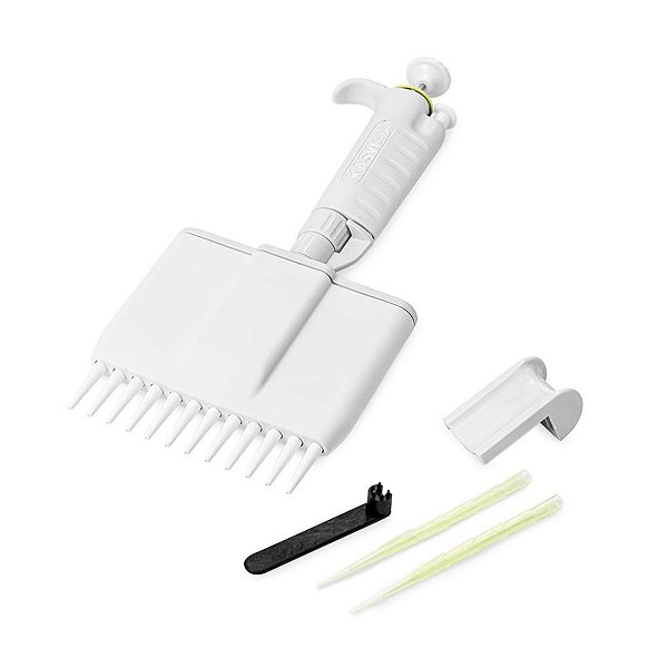 MICROPIPETA MULTICANAL BASIC 12 CANAIS 5-50UL - KASVI
