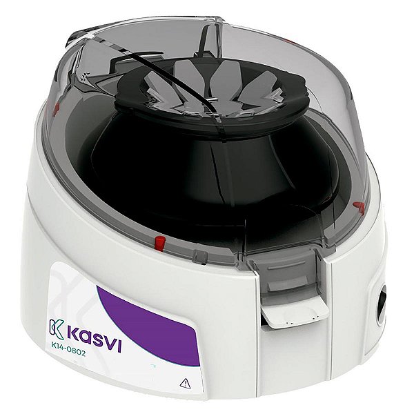 MINICENTRIFUGA 8X2ML ROTOR DE ANGULO FIXO 6.000 RPM BIVOLT - KASVI