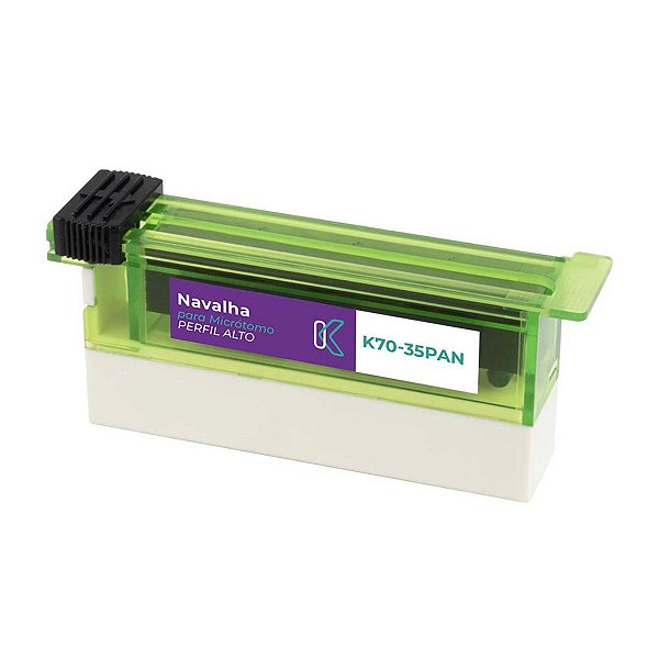 NAVALHA P/ MICROTOMO PERFIL ALTO CX/50 - KASVI