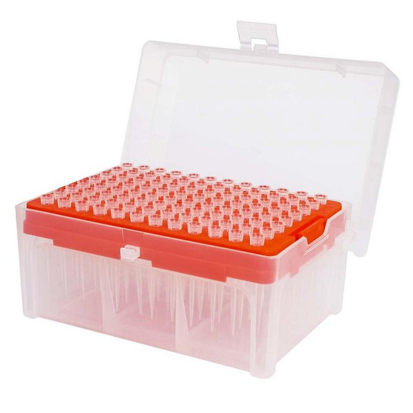 PONTEIRA 0,1-10UL C/ FILTRO ESTERIL - RACK/96 - KASVI