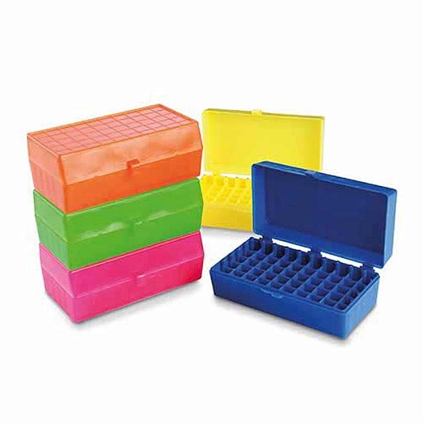 RACK 50 TUBOS CRIOGENICOS MICROTUBOS 1,5 A 2,0ML CORES SORTIDAS - KASVI