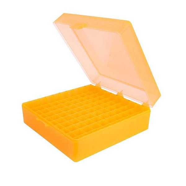 RACK PARA 100 TUBOS CRIOGÊNICOS/MICROTUBOS 1,5-2,0ML LARANJA - KASVI