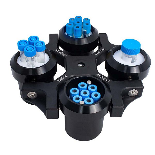 ROTOR DE ANGULO VARIAVEL 4X250ML PARA CENTRIFUGA K14-5000M - KASVI