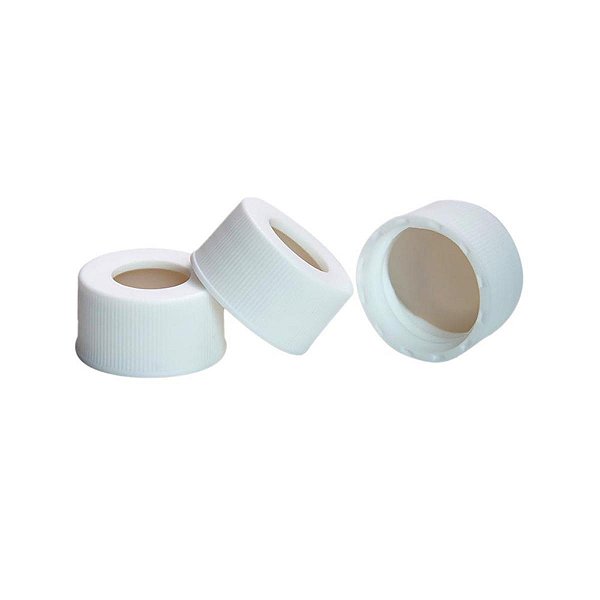 TAMPA DE PP ROSCA P/ VIAL CROMATOGRAFIA 24MM.100UN/PC - KASVI