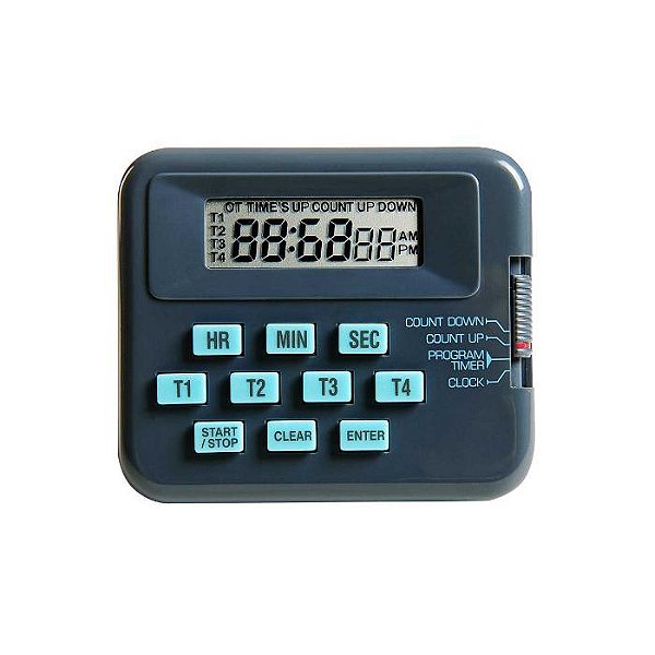 TIMER DIGITAL 4 CANAIS INDEPENDENTES - KASVI