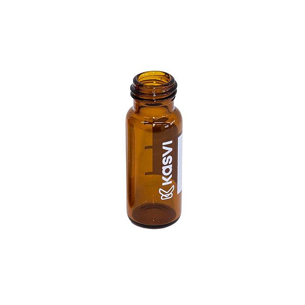 VIAL PARA CROMATOGRAFIA 2ML AMBAR - PCT/100 - KASVI