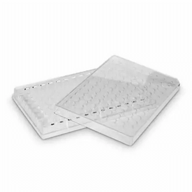 TAMPA P/ MICROPLACA FUNDO CHATO E V - ESTERIL UN. - OLEN