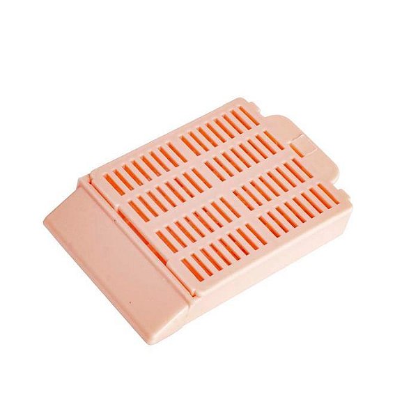 CASSETE HISTOLOGICO C/ TAMPA REMOVIVEL ROSA - PCT/250 - FIRSTLAB