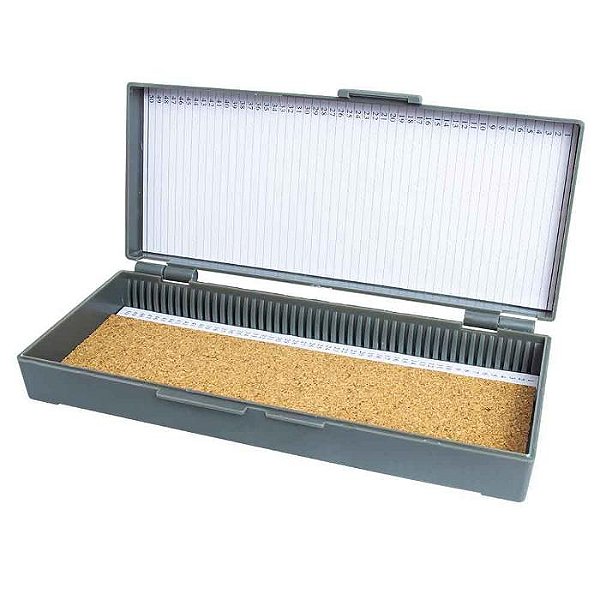 PORTA LAMINAS CINZA EM ABS 50 LUGARES - FIRSTLAB