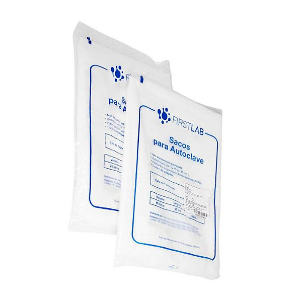 SACOS P/ AUTOCLAVE 60 LITROS PCT/20 - FIRSTLAB