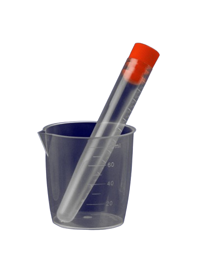 KIT DE URINA TUBO PP 12ML TAMPA VERMELHA ESTERIL - PCT/150 - CRAL