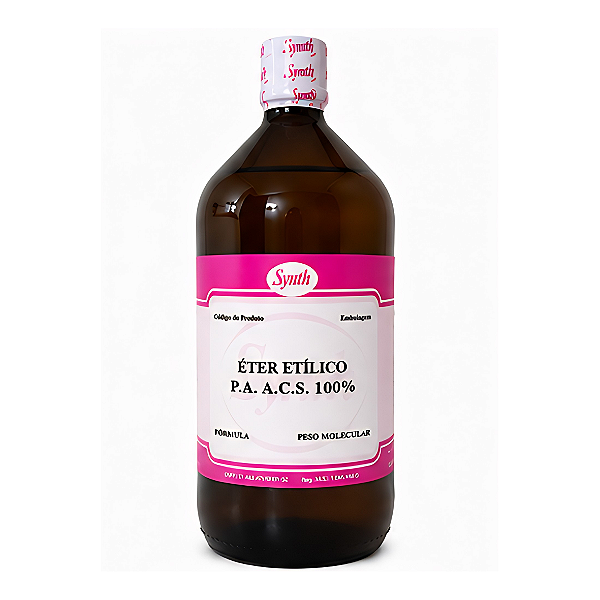 SS/PF ETER ETILICO P.A. A.C.S. 100% - FR/1000ML - SYNTH