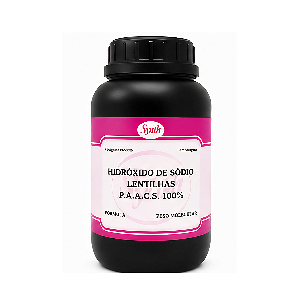 SS/PF HIDROXIDO DE SODIO LENTILHAS P.A.A.C.S. 100% - FR/1000GR - SYNTH