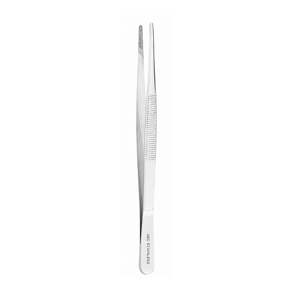 PINÇA ANATOMICA DISSECÇAO 10 CM C/ SERRILHA USO GERAL