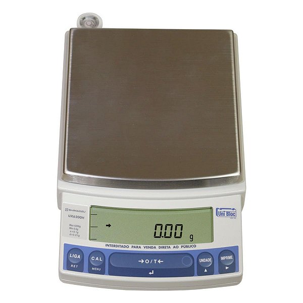 BALANÇA ELETRONICA SEMI-ANALITICA (CALIBRAÇAO EXTERNA) 6200G - SHIMADZU