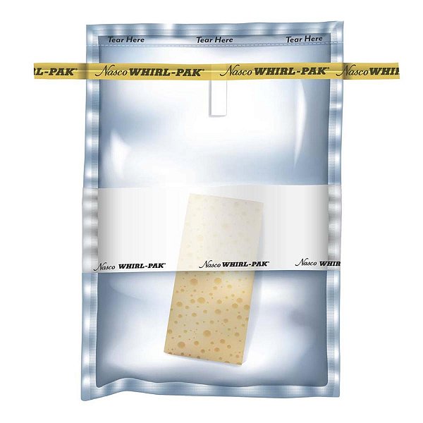 SACO P/ AMOSTRA 532ML ESPONJA SECA ESTERIL - CX/100 - WHIRL-PAK