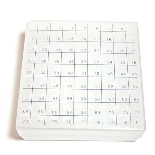 CRIOBOX P/ 50 TUBOS PLASTICO NATURAL ALFANUMERICO - CAPP