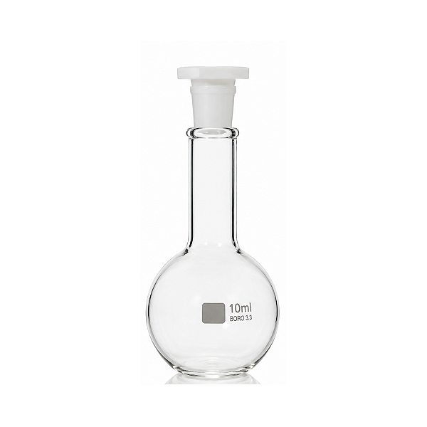 BALAO VOLUMETRICO 10ML ROLHA DE POLI - LABORGLAS