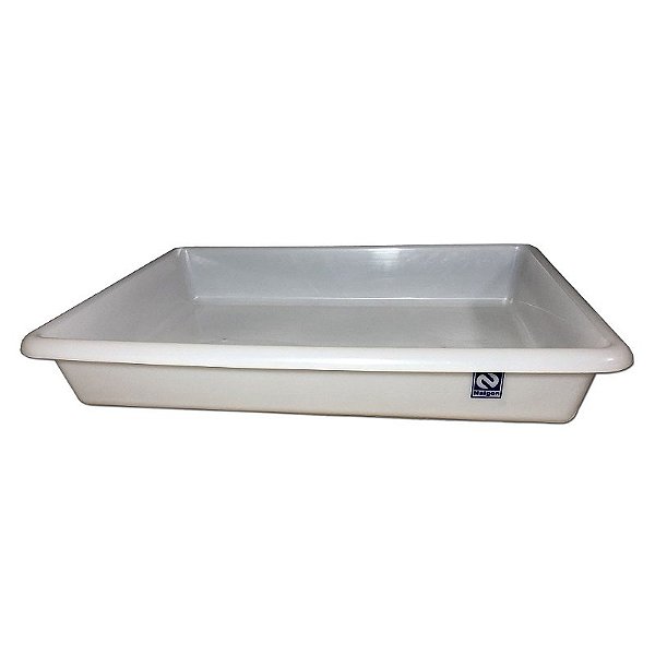 BANDEJA EM PE 12 LITROS 38X53CM ALTURA 8,0CM - NALGON
