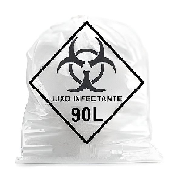 SACO DE LIXO HOSPITALAR 90L - PCT/100 - JUREMA