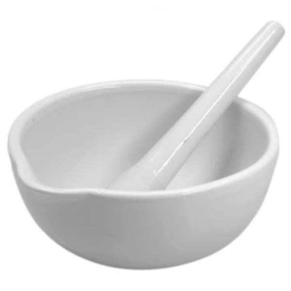 GRAL PORCELANA 180ML 103MM C/ PISTILO - CHIAROTTI