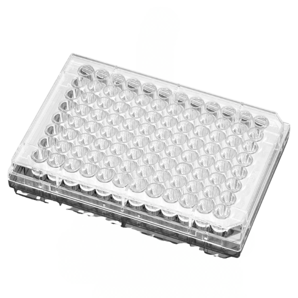 PLACA 96 POÇOS P/ CULTURA EM SUSPENSAO PLANA TRATADA - CX/100 - JETBIOFIL