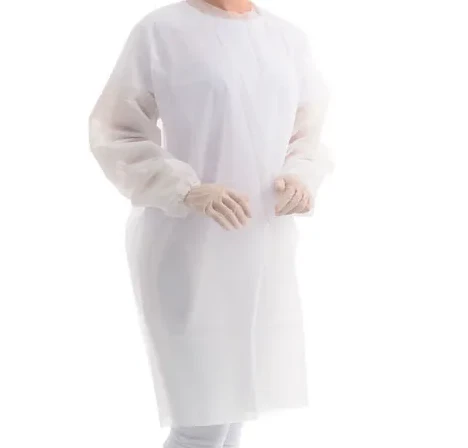 AVENTAL 30G TNT MANGA LONGA - PCT/10 - DERMAPLUS