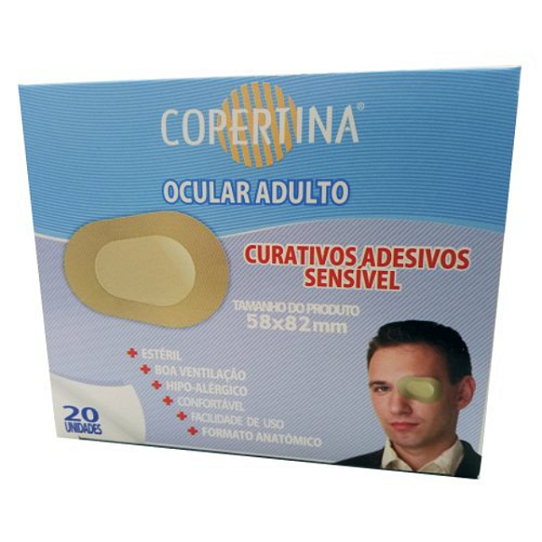 CURATIVO PROTETOR OCULAR ADULTO - CX/20 - COPERTINA