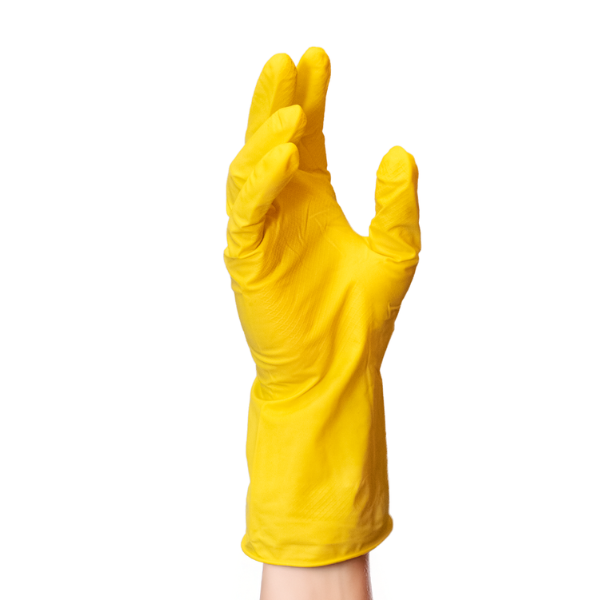 LUVA MULTIUSO LATEX AMARELA PAR - G - MEDIX