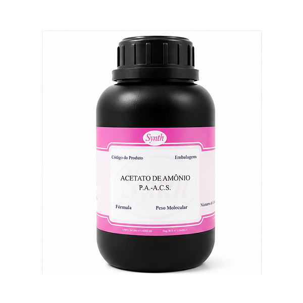 ACETATO DE AMONIO P.A.A.C.S - FR/250GR - SYNTH