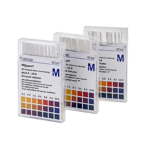 TIRAS INDICADORAS DE PH PH 6,5 - 10,0 - CX/100 - MERCK