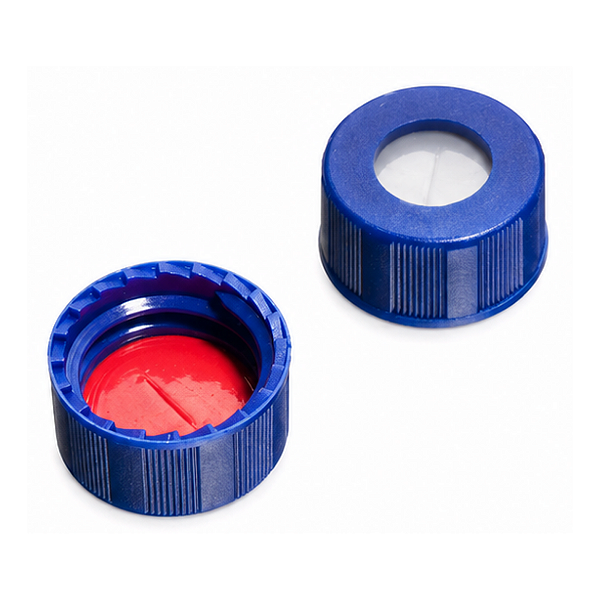 TAMPA 9MM PP AZUL C/SEPTO PRE CORTADO - PCT/100 - FLOWSUPPLY