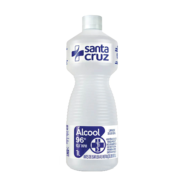 ALCOOL 96% INPM 1L - SANTA CRUZ