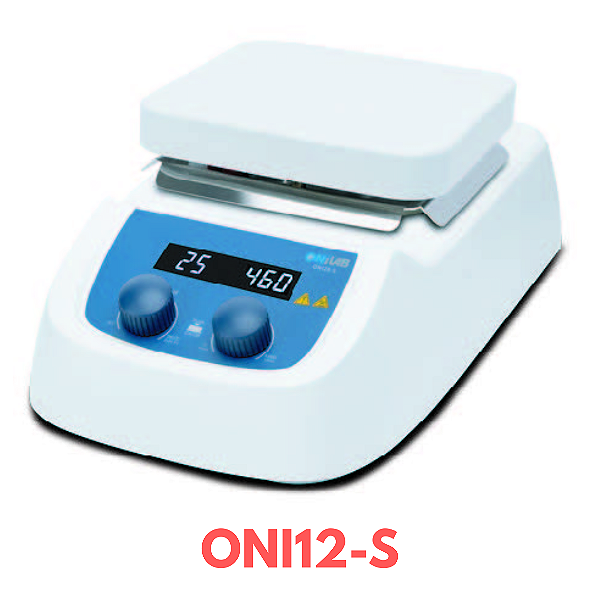 AGITADOR MAGNETICO C/ AQUECIMENTO ONI12-S QUADRADO 5,4" LED 220V - DLAB