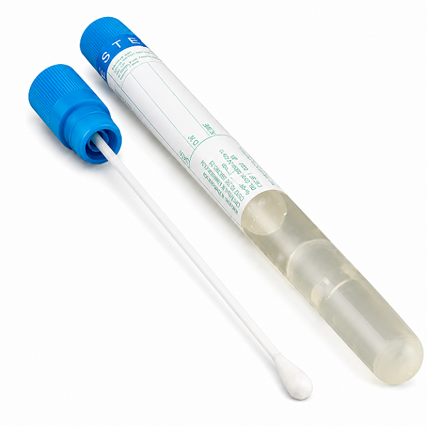 SWAB P/ COLETA E TRANSPORTE DE AMOSTRAS C/ MEIO AMIES HASTE PLASTICA - CX/100 - ABSORVE