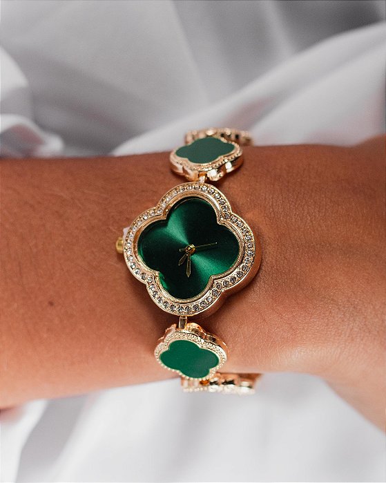 RELÓGIO INSPIRAÇÃO V. CLEEF VERDE