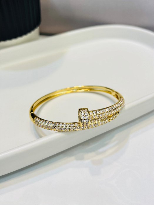 BRACELETE PREGO CRAVEJADO INSP. CART.