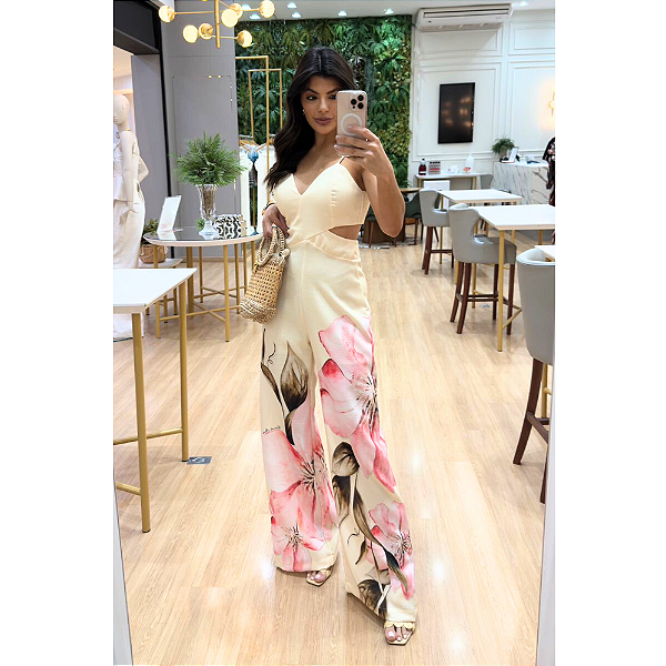 Macacão Floral