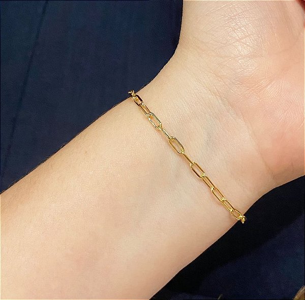 Pulseira Corrente Dourado