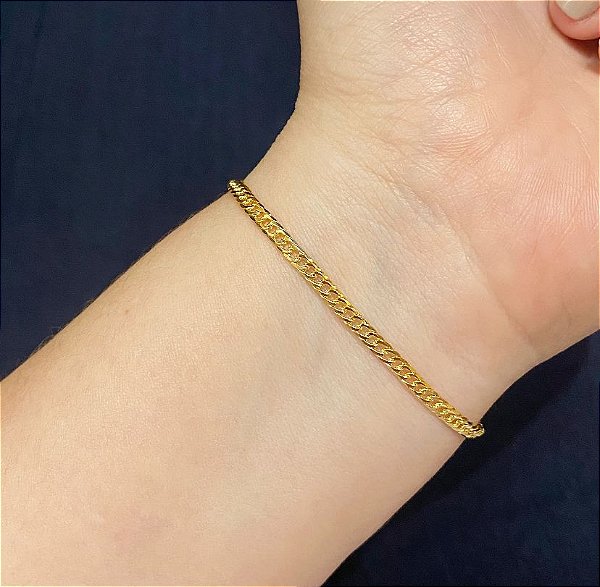 Pulseira Corrente Dourada