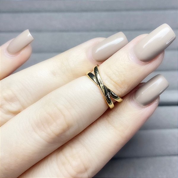 Anel Dourado Falange