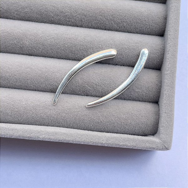 Brinco Ear Cuff Prata