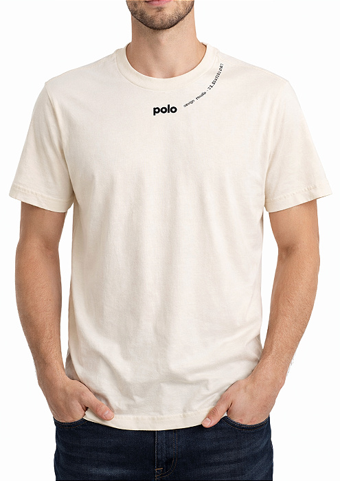 Camiseta Masculina Manga Curta Estampada