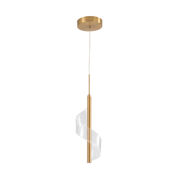 Pendente Mast Ø13 x H30 Skylight Dourado