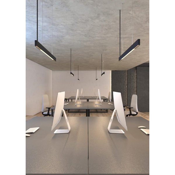 Luminária Pendente JOB Mista 40w 3.000k 120cm - PIX Branco