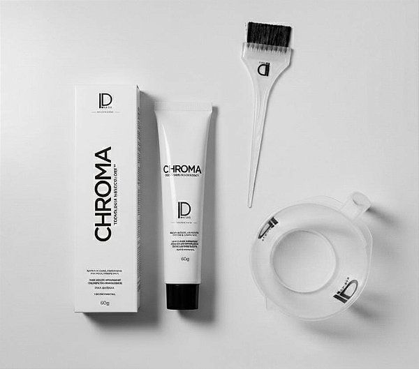Kit Coloração sem Amônia Chroma 60g + Oxidante de brinde